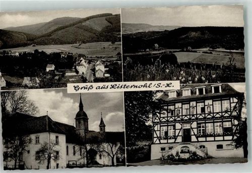 57439 W5952 Neu-Listernohl , Biggesee - Pfarrkirche Rathaus
