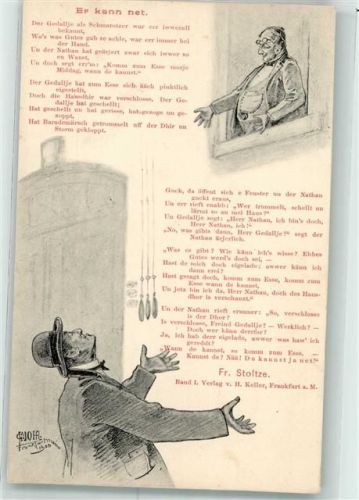 Er kann net Fr. Stoltze Karte Nr 147