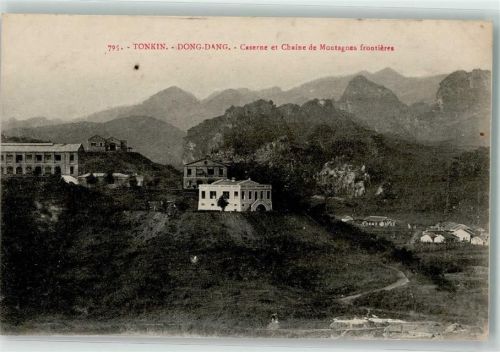 Tonkin Dong Dang Kaserne und Grenzgebirge