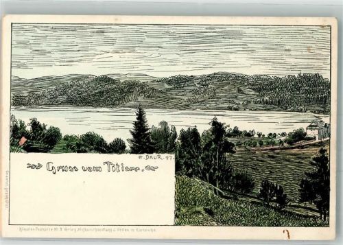 Titisee 1897 Gruss vom Schwarzwald Titisee Verlag Velten Nr. 9