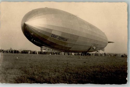 1931 Luftschiff Graf Zeppelin LZ 127 Privatforo AK