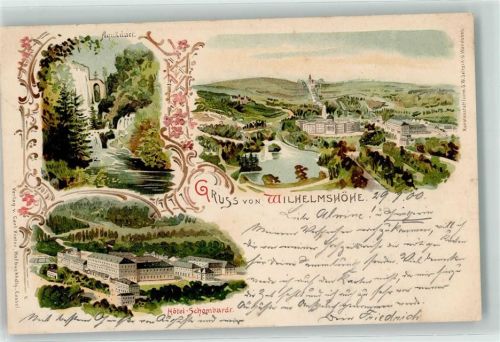 Wilhelmshöhe 1900 Hotel Schombardr. Aquäduer
