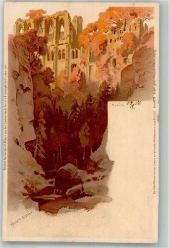 Kurort Oybin 1900 Serie II Nr. 9 aus dem Sachsenlande sign. Püttner Richard