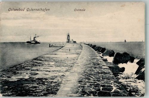 Osternothafen Chorzelin 1915 Foto AK Ostmole