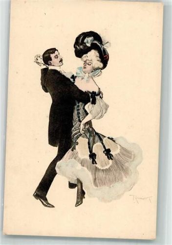 1921 Erotik Tanz Simplicissimus Serie I Nr. 5