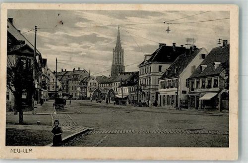 Neu-Ulm 1915 Litfaßsäule