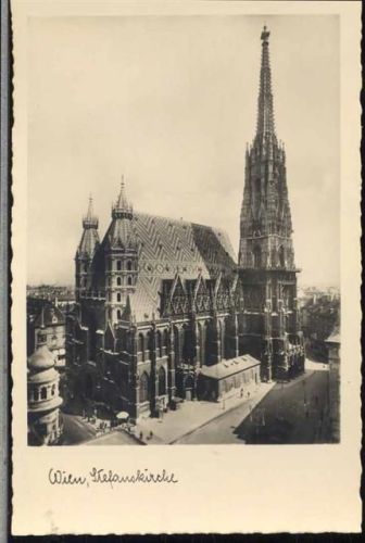 um 1930/40 Wien, Stefanskirche,Postkarten Industrie A. G.