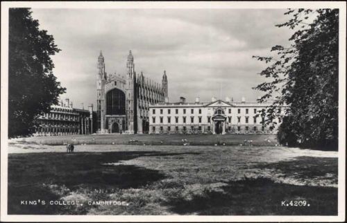 um 1950/60 Cambridge: King´s College,Valentine & Sons Ltd.