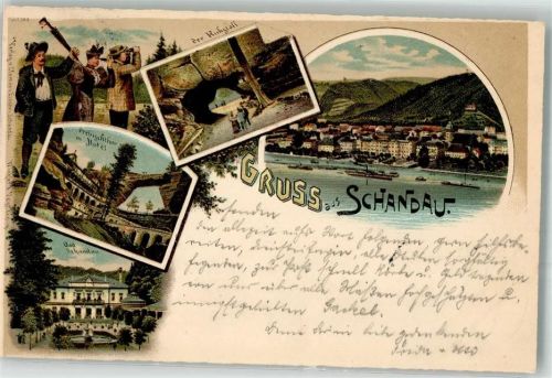 Bad Schandau 1901 Prebischtor m. Hotel Kuhstall