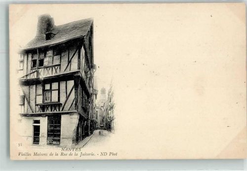 Nantes Vieilles Maisons de la Rue de la Juiverie Nr 35