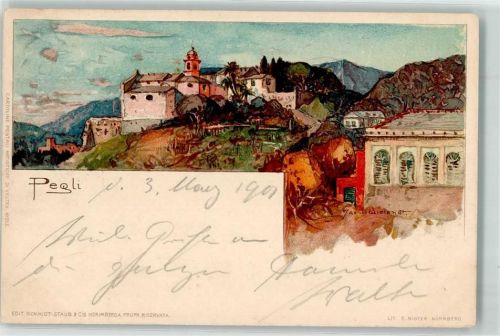 Genova 1901 Pegli Verlag Velten Nr. 205 AK
