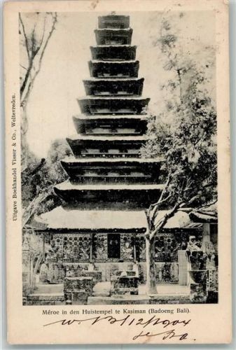 Jakarta 1904 Huistempel Kasiman Bali