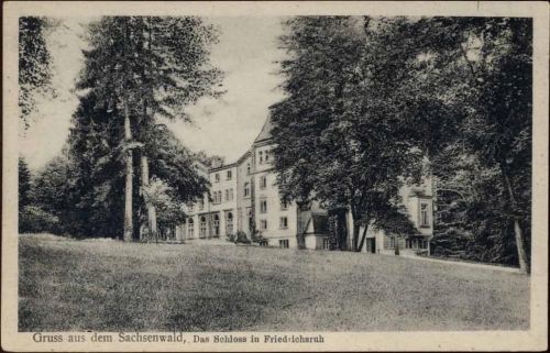 um 1910/20 Friedrichsruh, Schloss im Sachsenwald,F. Kruse AKU1