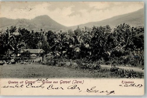 Garut Garoet 1907 Foto AK Java Garoet