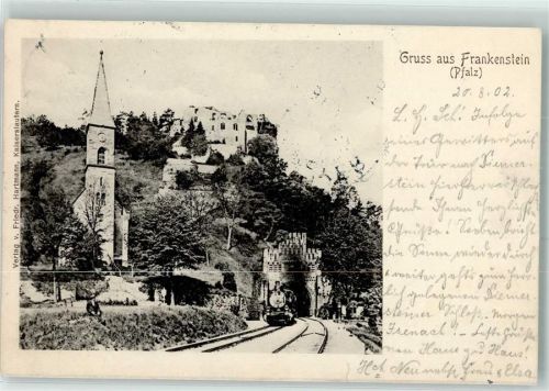 67468 W6731 Frankenstein , Pfalz 1902 - Eisenbahn