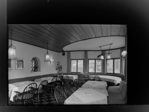 83730 W8165 Fischbachau GLASNEGATIV Hotel-Pension Gretl