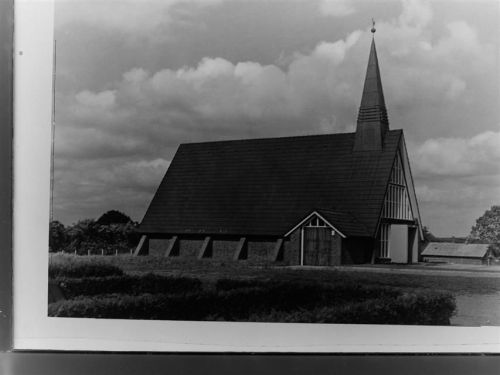 24361 W2333 Groß Wittensee GLASNEGATIV Kirche
