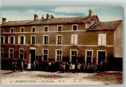 88800 Remoncourt Foto AK Schule Winter