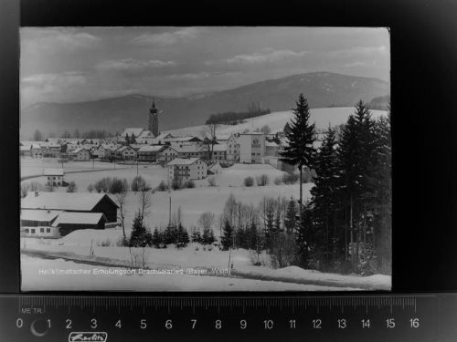 94256 W8371 Drachselsried GLASNEGATIV Winter-AK