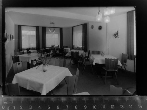 35116 W3559 Holzhausen , Eder GLASNEGATIV Gasthof Schmidt