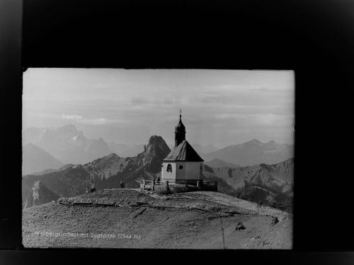 Tegernsee Wallbergkirche m. Zugspitze