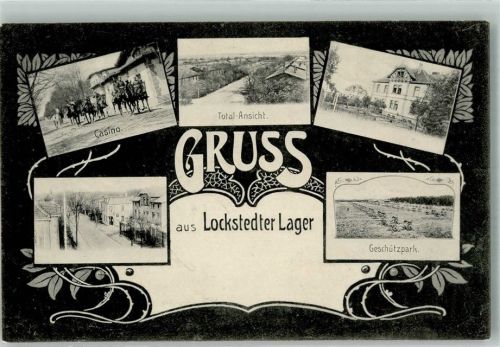 Lockstedt 1909 Casino Geschützpark Lager Lockstedt