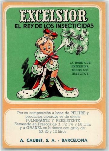 Barcelona Excelsior el rey de los Insecticidas A. Caubet