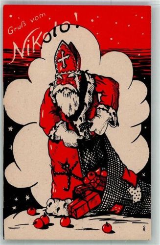 Nikolo mit Mitra Verlag LWKW Nr. 9030