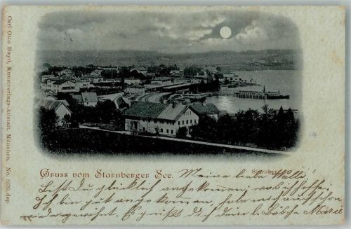 82319 W8130 Starnberg 1899 Mondschein