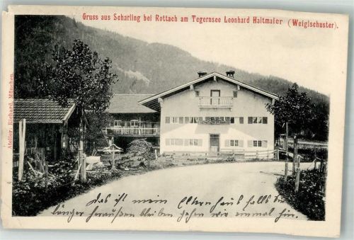 83700 W8185 Scharling b Tegernsee Gebrauchsspuren Leonhard Haltmaier Weiglschuster