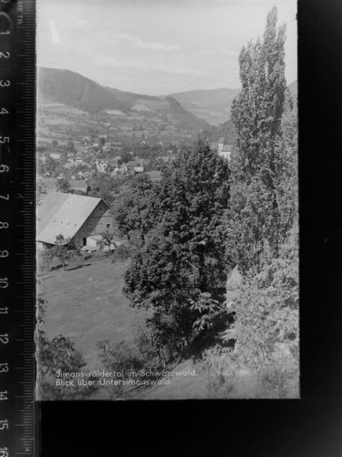 Simonswald Blick über Untersimonswald