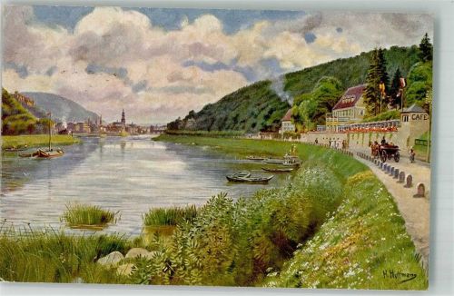 Heidelberg 1923 Cafe Haarlaß Verlag Edm.v. König Nr. 6174