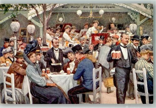Wien Gasthaus Prater Damenkapelle B.K.W.I. 509-2