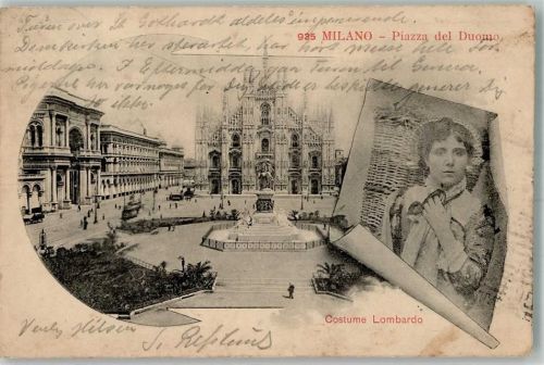 20100 Milano 1906 - Tracht Piazza del Duomo