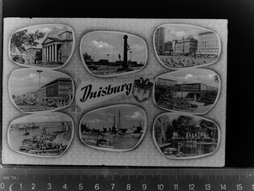 Duisburg Mehrfachbildkarte