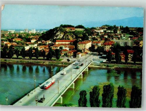 Plovdiv Ansicht der Stadt Omnibus Brücke