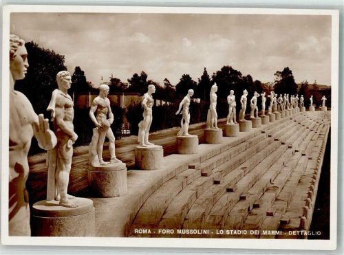 Roma 1938 Stadion Denkmal Foro Mussolini