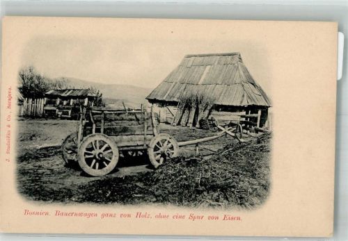 Bauernwagen ganz von Holz