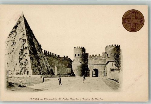 Roma Denkmal Piramide di Caio Cestia e Porta s.Paolo