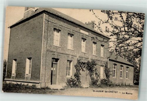 Saint-Aubin-de-Cretot 1929 Rathaus Bürgermeisteramt
