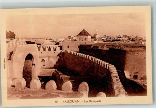 Kairouan 1928 Les Remparts