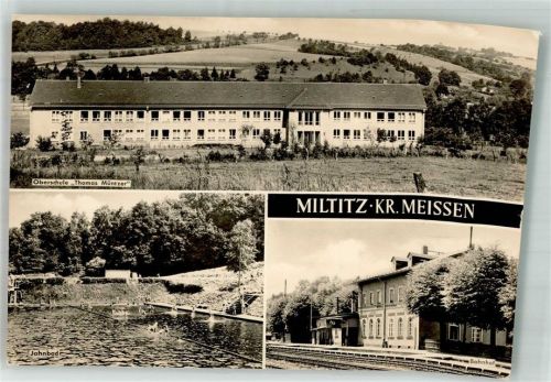 Miltitz Oberschule Thomas Müntzer Jahnbad Bahnhof