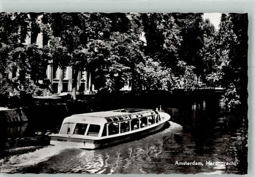 Amsterdam Grachtenboot auf der Herengracht