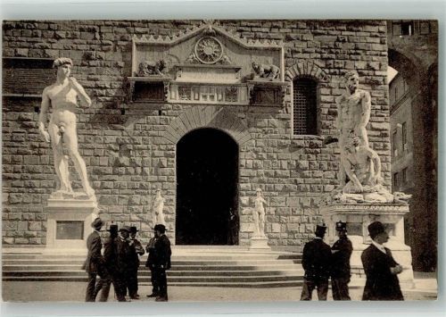 Firenze Denkmal David Michelangiolo Piazza della Signoria