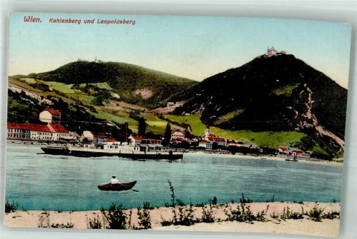 Wien Kahlenberg Leopoldsberg Dampfschiff
