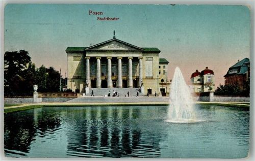 Posen 1915 Stadttheater Feldpost WK I