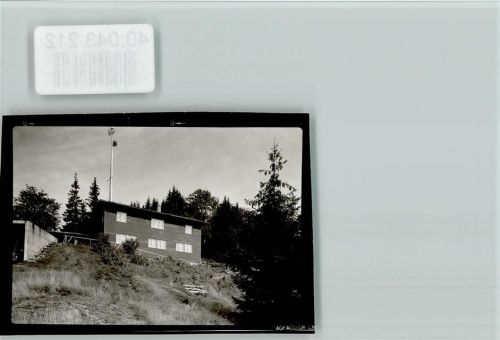 79674 W7868 Todtnau FOTO KEINE AK Bergstation Hasenhorn