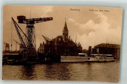 Hamburg Hafen Dampfer Hamburg Amerikalinie
