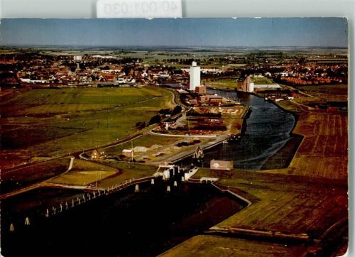Husum 1968 Luftaufnahme Industriegebiet