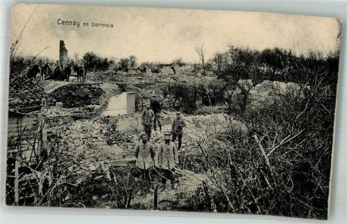 Cernay-en-Dormois WK I Uniform Trümmer